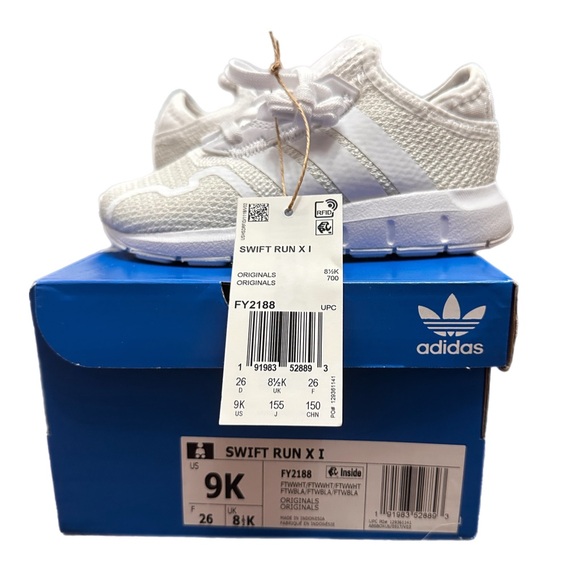 adidas Other - Adidas Swift Run X Infant/Toddler 'Triple White'